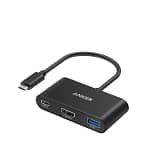 Anker Hub USB-C 3-in-1 - أسود | A8339HA1