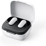سماعة لاسلكية Anker Soundcore R50i NC بمكبرات 10 ملم وباس عميق، بلوتوث 5.3، 45 ساعة تشغيل، مقاومة للماء IP54، و4 ميكروفونات لمكالمات واضحة بالذكاء الاصطناعي. متوفرة باللون الأبيض.