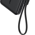 شاحن أنكر المتنقل 10000mAh مع كابل USB-C مدمج - بقوة 22.5W