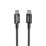 كيبل Anker A8752 H11 USB-C إلى USB-C مضفر بقوة 60 واط وسرعة 1 متر