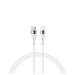 كيبل Ricci RS11CL PD20W Type-C إلى Lightning سيليكون 1 متر - أبيض