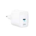شاحن Anker PowerPort III 25W سريع الشحن - أبيض (A2642G21)