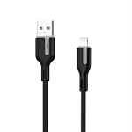 "كابل Choetech USB-A إلى Lightning (1 متر، TPE، أسود) - شحن ومزامنة موثوقة لأجهزة آبل "