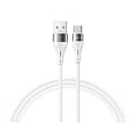كيبل Recci RS11C شحن سريع USB-A إلى Type-C سيليكون 3A بطول 1 متر