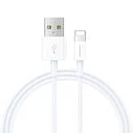 كيبل Recci RS06L USB-A إلى لايتنينج للشحن السريع ونقل البيانات 2.4A بطول 1 متر
