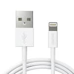 كابل شحن ومزامنة Choetech USB-A إلى Lightning معتمد من MFi بطول 1.2 متر - أبيض