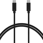 كابل Choelech (أو Cholich) Type-C إلى Type-C من الـ PVC باللون الأسود - توصيل فعال واقتصادي
