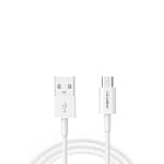 كيبل شحن سريع وناقل بيانات Recci RTC-P05M Micro USB 4.5A بطول 1.5 متر - أبيض