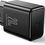 شاحن Joyroom Flash Series JR-TCF06 أحادي المنفذ 20 وات بتقنية توصيل الطاقة (PD) USB أسود