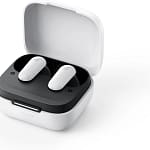 سماعة لاسلكية Anker Soundcore R50i NC بمكبرات 10 ملم وباس عميق، بلوتوث 5.3، 45 ساعة تشغيل، مقاومة للماء IP54، و4 ميكروفونات لمكالمات واضحة بالذكاء الاصطناعي. متوفرة باللون الأبيض.