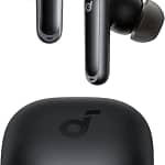 سماعات أذن Anker Soundcore P40i اللاسلكية: إلغاء ضوضاء تكيفي، صوت باص عميق، 60 ساعة تشغيل، وحافظة 2 في 1