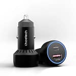 60W Dual USB-C+ USB-A Fast Car Charger