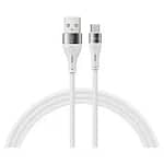 كابل مايكرو USB أبيض للشحن ومزامنة البيانات