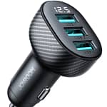 شاحن سيارة Joyroom JR-CCD03 بشاشة رقمية و 3 منافذ USB بقوة 3.4 أمبير