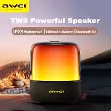 سماعة بلوتوث Awei Y680 TWS بقوة 40 واط ومضخم صوت ومقاومة للماء