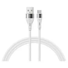 كابل مايكرو USB أبيض للشحن ومزامنة البيانات
