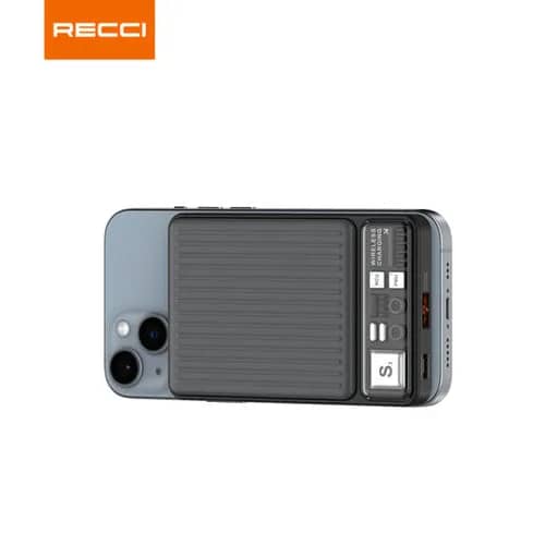 Recci ASTRO BOY Magnetic Power Bank 10000mAh - RPB-W18 - Black - Image 5