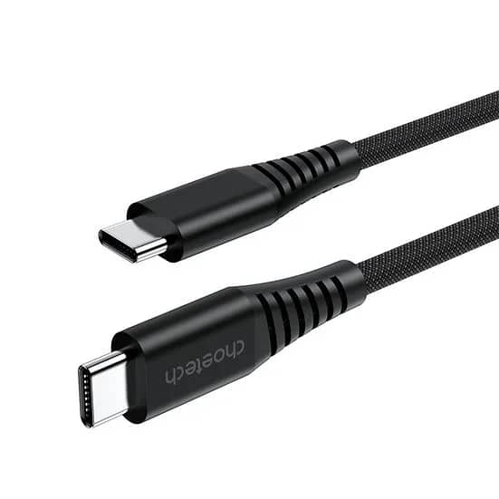 كابل USB-C إلى USB-C مغناطيسي بقوة 100 واط -أسود