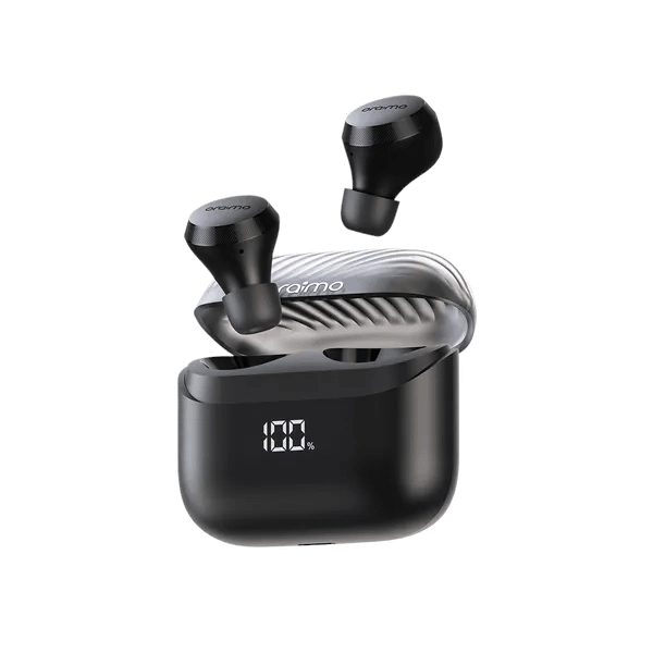 سماعات أورايمو AirBuds 4 اللاسلكية (OTW-340) مع شاشة LED وتقنية 4-ENC للمكالمات