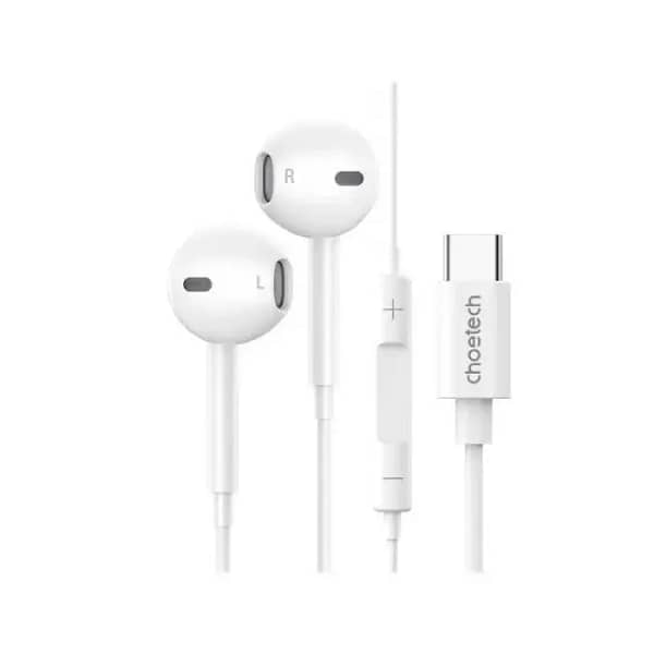 سماعات أذن رقمية سلكية بمنفذ Type-C (USB-C) - صوت عالي الجودة ومكالمات واضحة