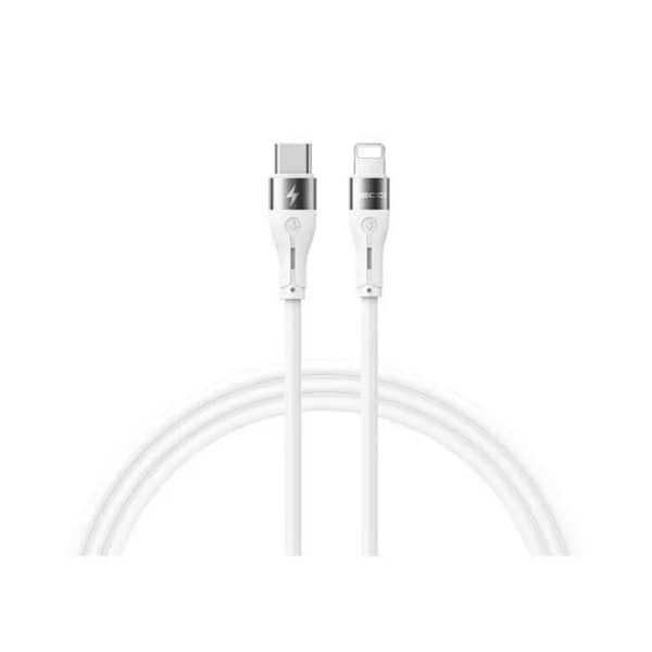 كيبل Ricci RS11CL PD20W Type-C إلى Lightning سيليكون 1 متر - أبيض