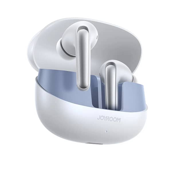 سماعات أذن لاسلكية Joyroom JR-FN2 Funpods True Wireless بتقنية البلوتوث (أبيض)