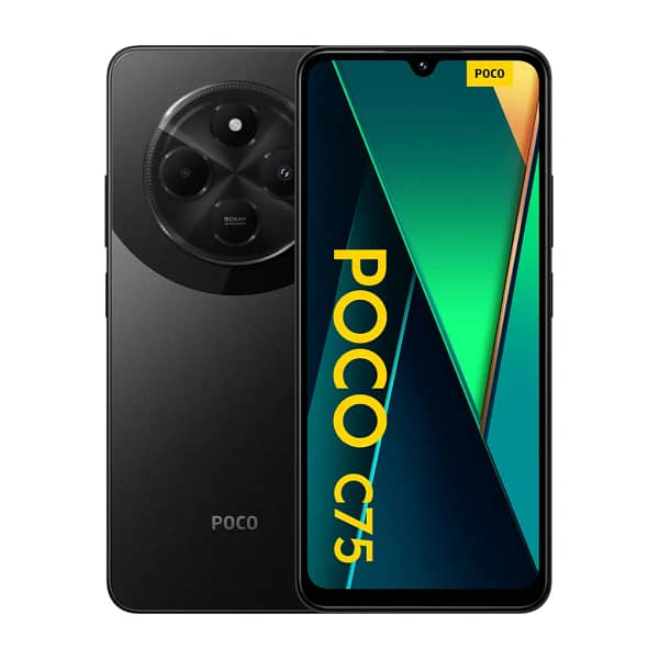 هاتف POCO C75 الذكي (رام 6 جيجابايت / ذاكرة 128 جيجابايت)