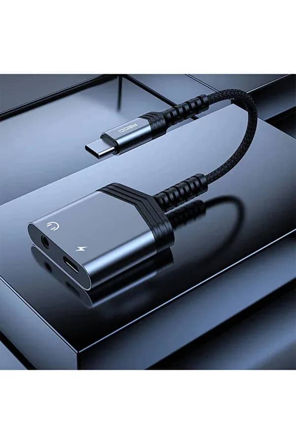 ⁦كيبل Recci 2 في 1 شحن سريع PD 60W من Type-C إلى Type-C موديل RDS-A19⁩ - الصورة ⁦5⁩