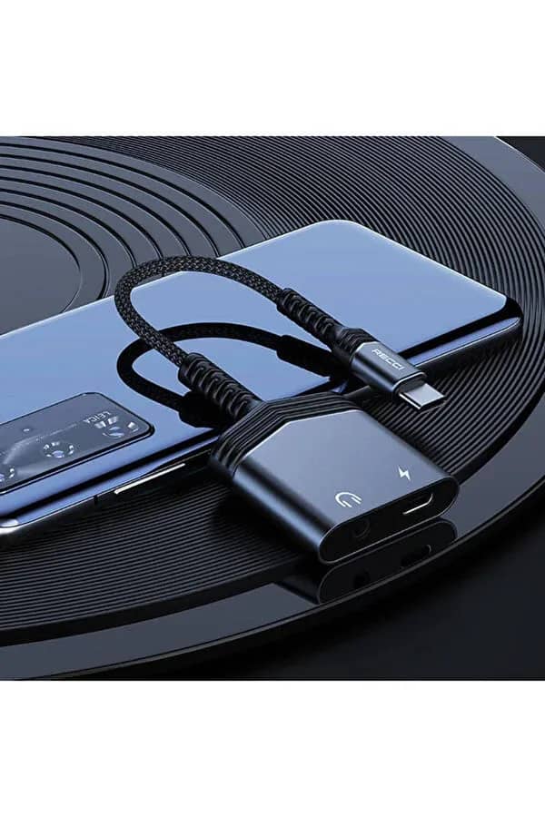 ⁦كيبل Recci 2 في 1 شحن سريع PD 60W من Type-C إلى Type-C موديل RDS-A19⁩ - الصورة ⁦4⁩