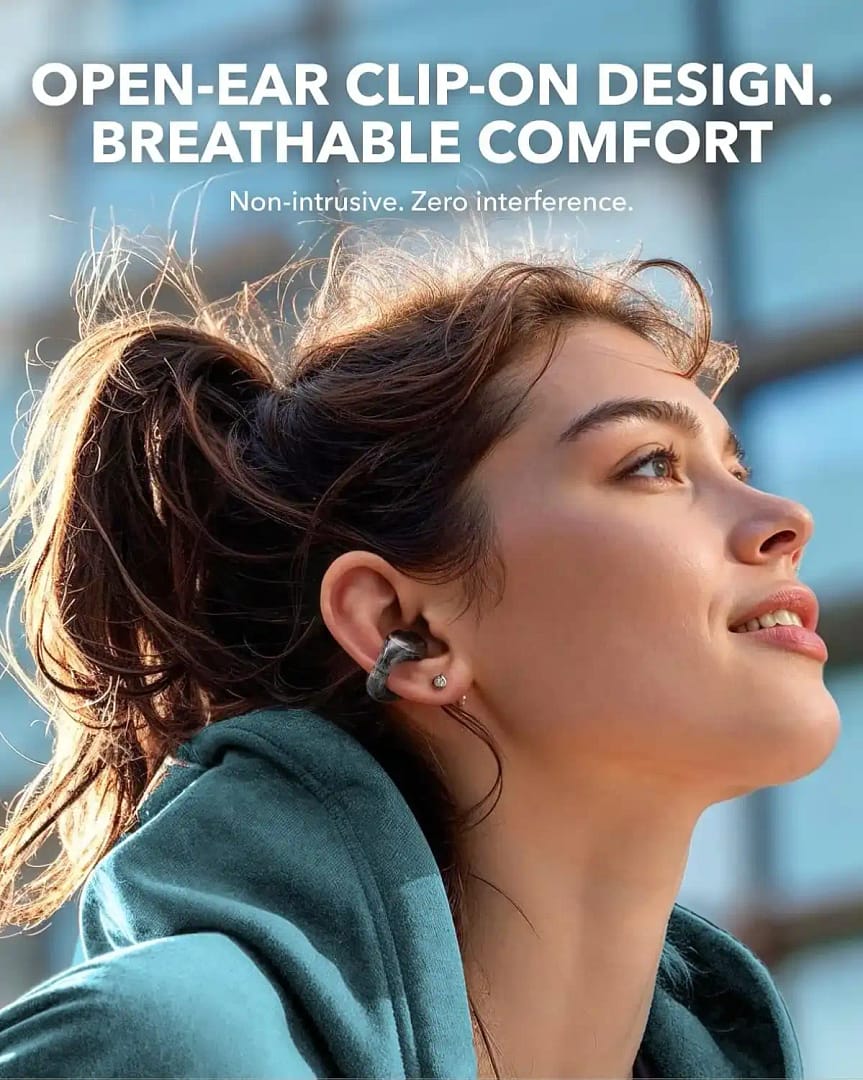 ⁦سماعات Anker Soundcore C30i اللاسلكية المفتوحة (Open-Ear) مع تثبيت آمن - أسود-ضمان 18 شهر من الوكيل الرسمي المحلي⁩ - الصورة ⁦3⁩