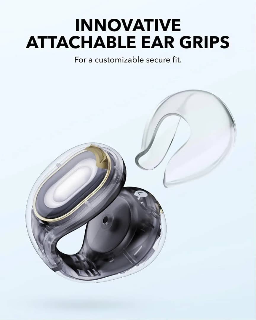 ⁦سماعات Anker Soundcore C30i اللاسلكية المفتوحة (Open-Ear) مع تثبيت آمن - أسود-ضمان 18 شهر من الوكيل الرسمي المحلي⁩ - الصورة ⁦2⁩
