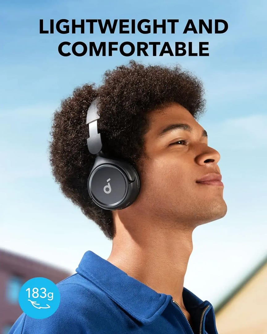 ⁦سماعة رأس Anker Soundcore H30i لاسلكية فوق الأذن - أسود-ضمان 18 شهر من الوكيل الرسمي المحلي⁩ - الصورة ⁦5⁩