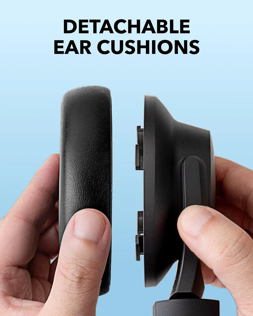 Anker Soundcore Q11i Wireless Over-Ear Headphones - Black-18-month warranty from the local official agent - Image 4