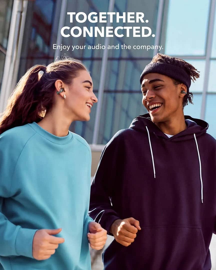 ⁦سماعات Anker Soundcore C30i اللاسلكية المفتوحة (Open-Ear) مع تثبيت آمن - أسود-ضمان 18 شهر من الوكيل الرسمي المحلي⁩ - الصورة ⁦6⁩