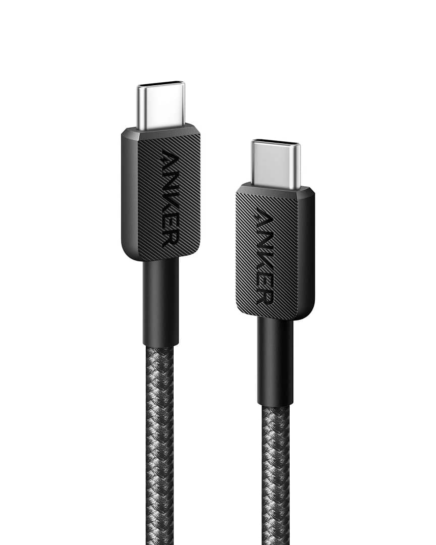 كابل Anker 322 USB-C إلى USB-C - شحن ومزامنة فائقين