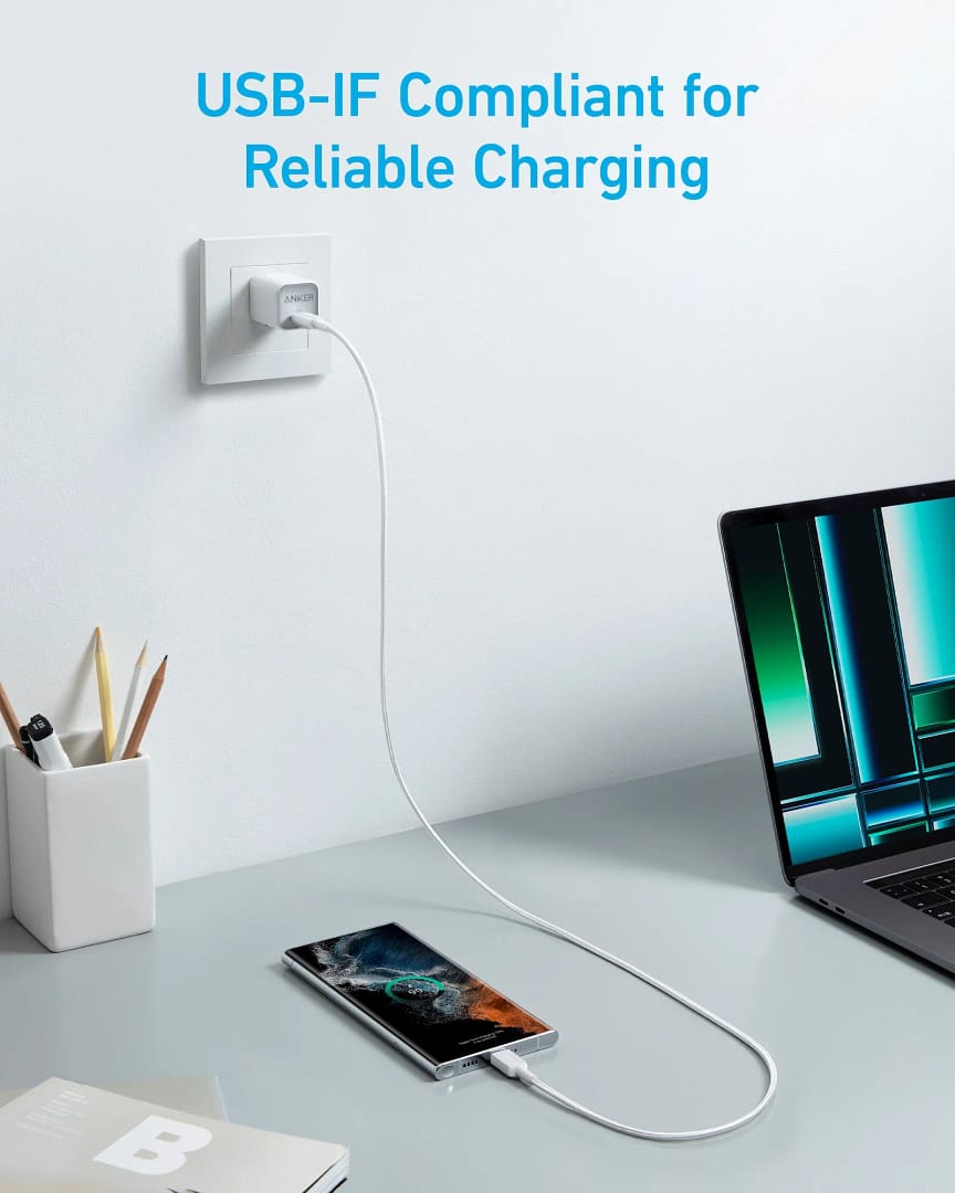 Anker 322 USB-C to USB-C Cable - Superior Charging and Syncing-18-month warranty from the local official agent - Image 2